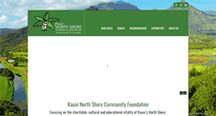 Desktop Screenshot of kauainorthshorecommunityfoundation.org